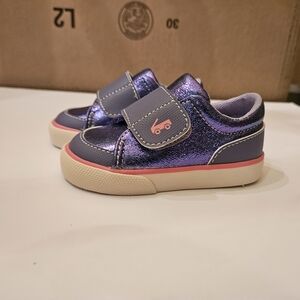 See Kai Run Shiny Purple Kids Sneakers